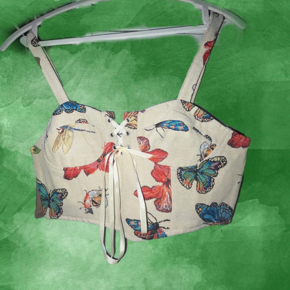 Butterfly Crop Top